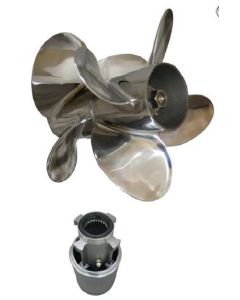Signatur FOUR City 4 Duo propellrar i rostfritt stål F5 SET. För DPS / XDP-enhet ersätter OEM: 6L2289