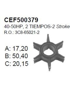 Impeller Tohatsu 2T 40 / 50hp 2T Ersätter OEM: 3C8-65021-2