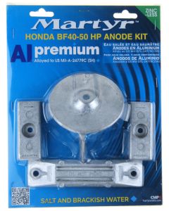 ALUMINIUM anodesett Honda BF40 --> BF50 Erst. nr: CMHBF4050KITA
