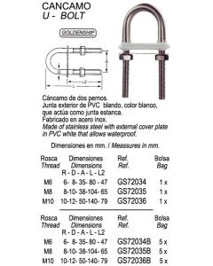 Bow Maker / Ankerskrets PVC 8mm (Pack 5)