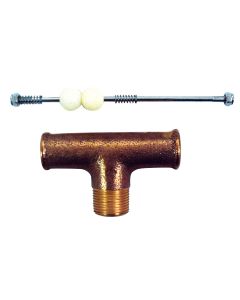 Tee Ventil Assembly, Mercruiser ersätter OEM: 22-98477A2