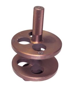 DRIVE SHAFT shimming TOOL-åtgärder övre enheten ger clearance på MC-I; R MR; och alfa en; och Alpha One, Gen Two-drivenheter.