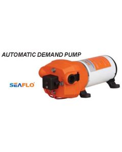 Seaflo automatiskt friskvattenpump 12V 6,0A - 17 L. pr.min. 2,8 bar tryck